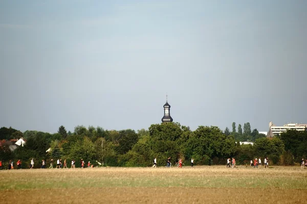 Po fotbalovém zápase — Stock fotografie