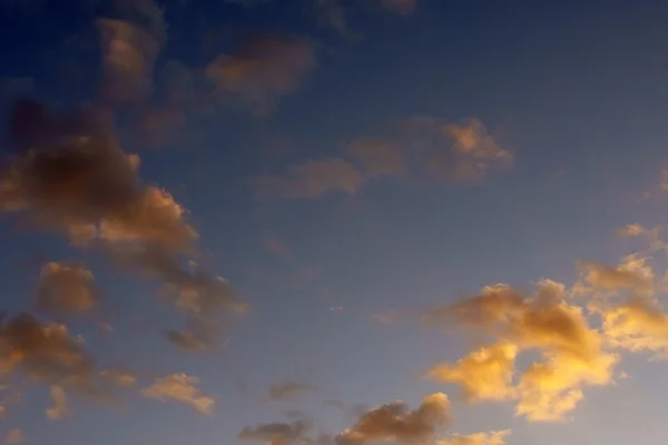 Orange shiny Clouds — Stock Photo, Image