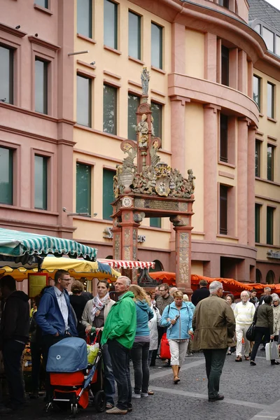 Haftalık Pazar iyi Mainz piyasada — Stok fotoğraf