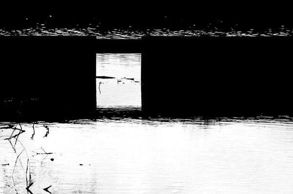 Чёрный абстрактный кусок — стоковое фото