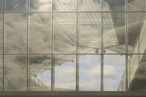 Panorama window Stadium — Stock Photo, Image