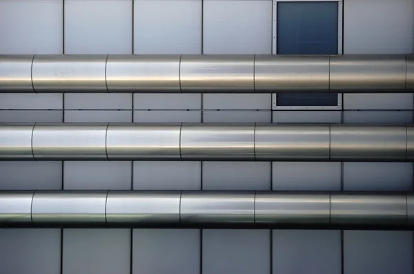 Stainless Steel Pipes — Stock Photo, Image