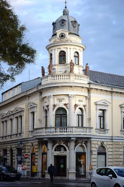 Dům Schiestl soud v Baden — Stock fotografie