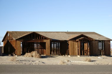 Salton şehir terk edilmiş evde