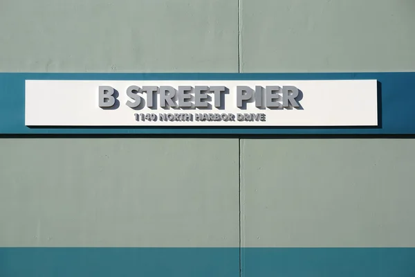 Οδός προβλήτα B San Diego — Φωτογραφία Αρχείου