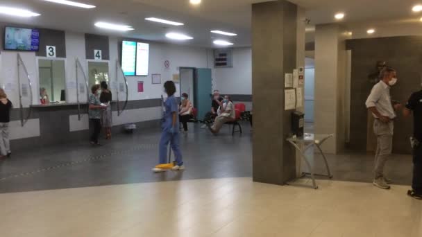 Personnes Assises Attente Examens Cliniques Italie Centrale — Video