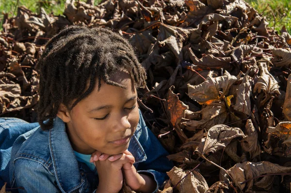 Girl in Prayer — Stock Photo, Image