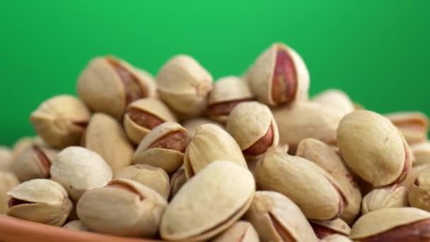 Pistachios Nuts Loop Natural Stock Video
