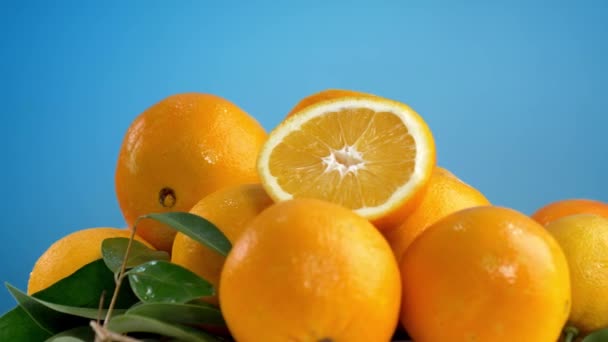 Freash Orange Loop Fruit Royalty Free Stock Footage