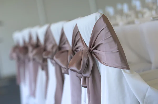 Wedding reception chairs — Stock Photo, Image