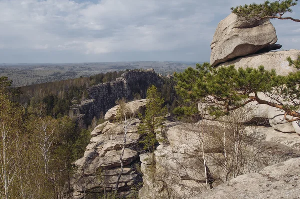 Гранітний скельний хребет Шихан — стокове фото