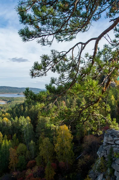 Гранітний скельний хребет Шихан — стокове фото