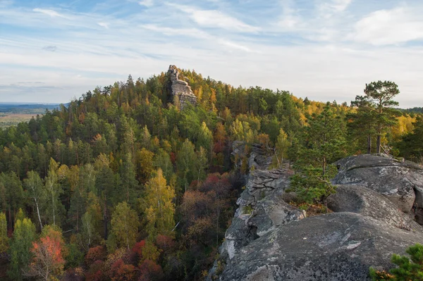 Гранітний скельний хребет Шихан — стокове фото