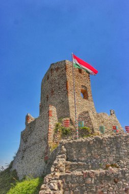 Cseszneki Kalesi 'nin kalıntıları.