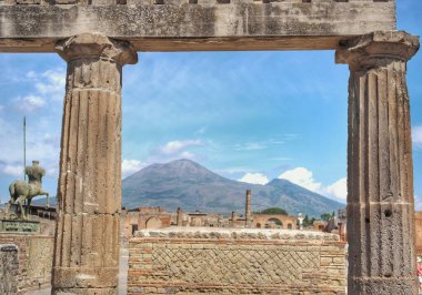 Pompeii İtalya Napoli harabeleri