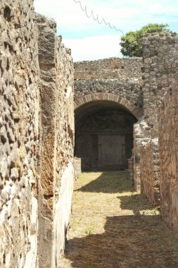 Pompeii İtalya Napoli harabeleri