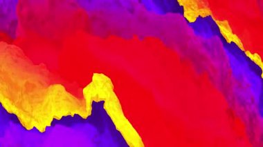 enerjik soyut kumaş dalgalanır ve gelişir. animasyon arkaplanı