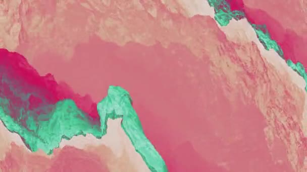 Живая Абстрактная Ткань Колеблется Развивается Анимационный Фон — стоковое видео