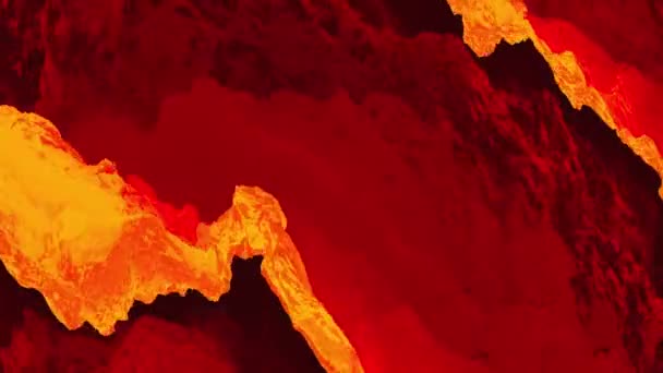 Abstract Geanimeerde Achtergrond Van Brandend Vuur — Stockvideo