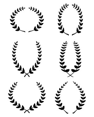 Siyah defne çelengi ayarla