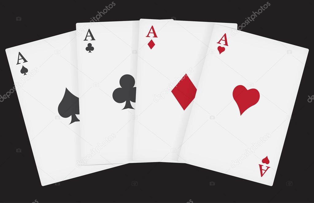 aces playing cards suits 