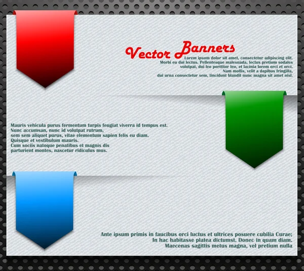 Vector banners — Stock Vector