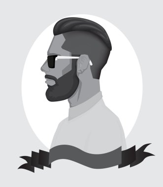 Trendy Hipster erkekler