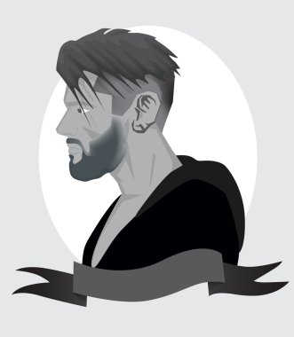 Trendy Hipster erkekler