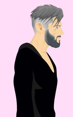 Trendy Hipster erkekler