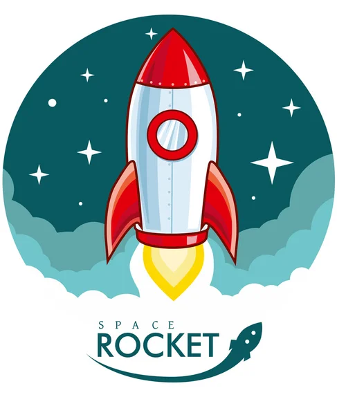 Cartoon Rocket Royalty Free Stock Vectors