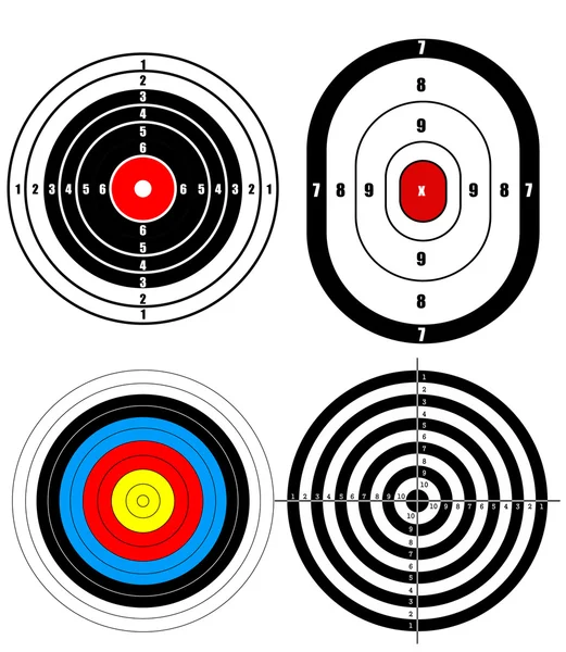 Shooting target Stock Illustration
