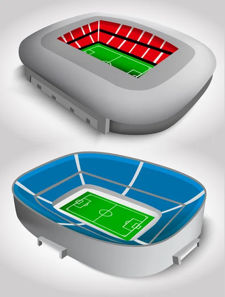 Voetbalstadion — Stockvector