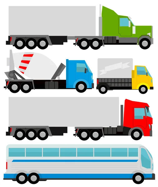 Vector trucks Stock Vector