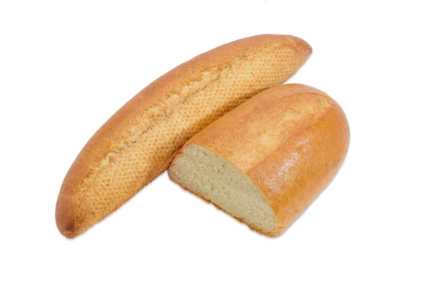 Pan con salvado y medio pan de trigo —  Fotos de Stock