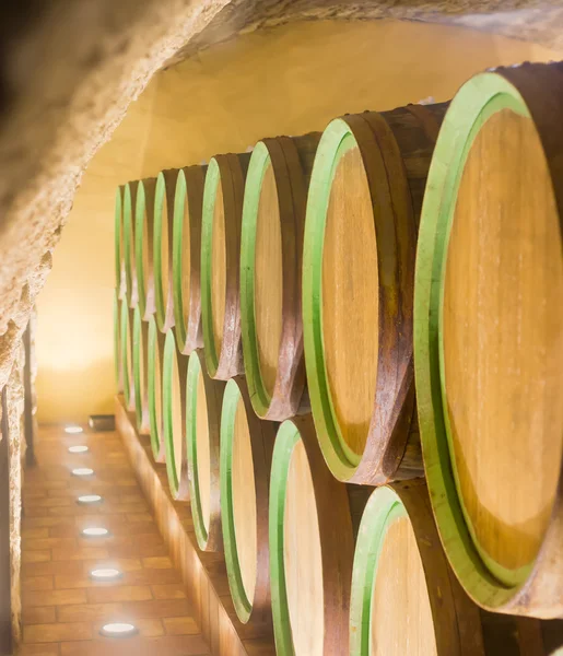 Part of underground wine cellar — Stock Photo, Image