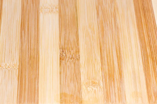 Tablero Hecho Las Piezas Pegadas Madera Bambú Natural Primer Plano —  Fotos de Stock