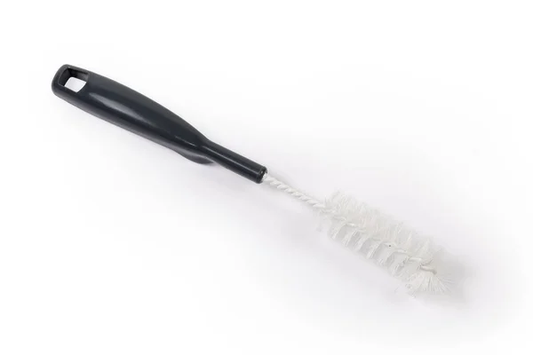 Bottle Cleaning Kitchen Brush Plastic Handle Central Twisted Wire Core — Stockfoto