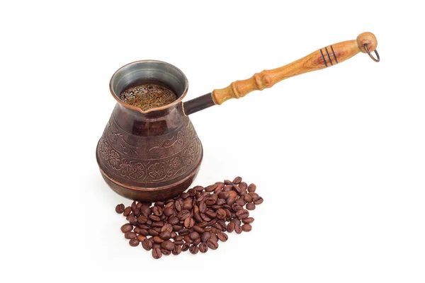 黒コーヒー 黒コーヒー 白を基調とした黒コーヒー — ストック写真