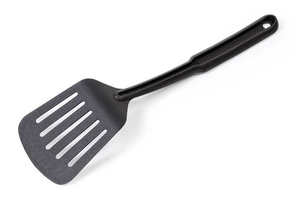 Spatule Cuisine Plastique Inversé Utilisée Pour Les Casseroles Antiadhésives Sur — Photo