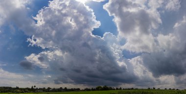 Fırtına bulutu ile gökyüzü
