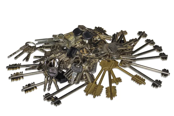 Keys from door locks — Stock Photo, Image