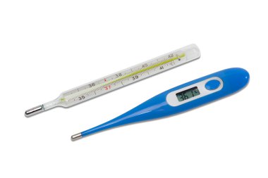 Klasik ve elektronik medikal termometre