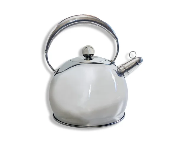 Kettle in stainless steel — Stock Photo, Image