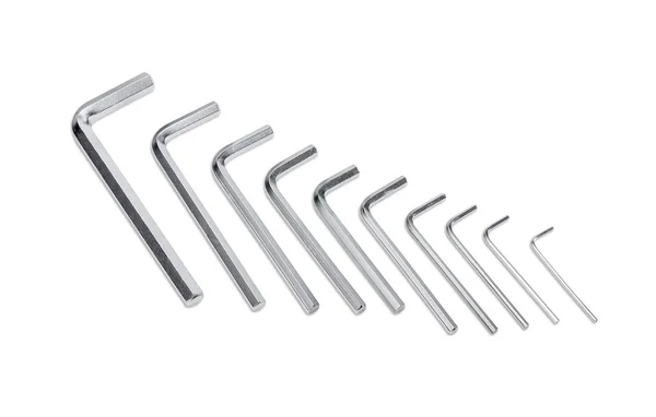 Set of hex keys — Stock Photo, Image