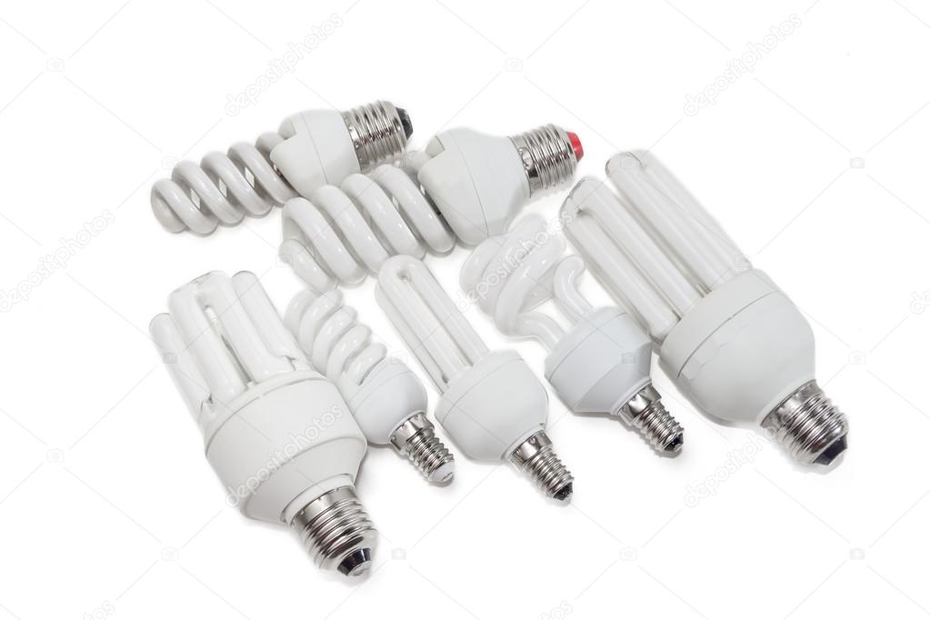 Various energy-saving fluorescent lamps