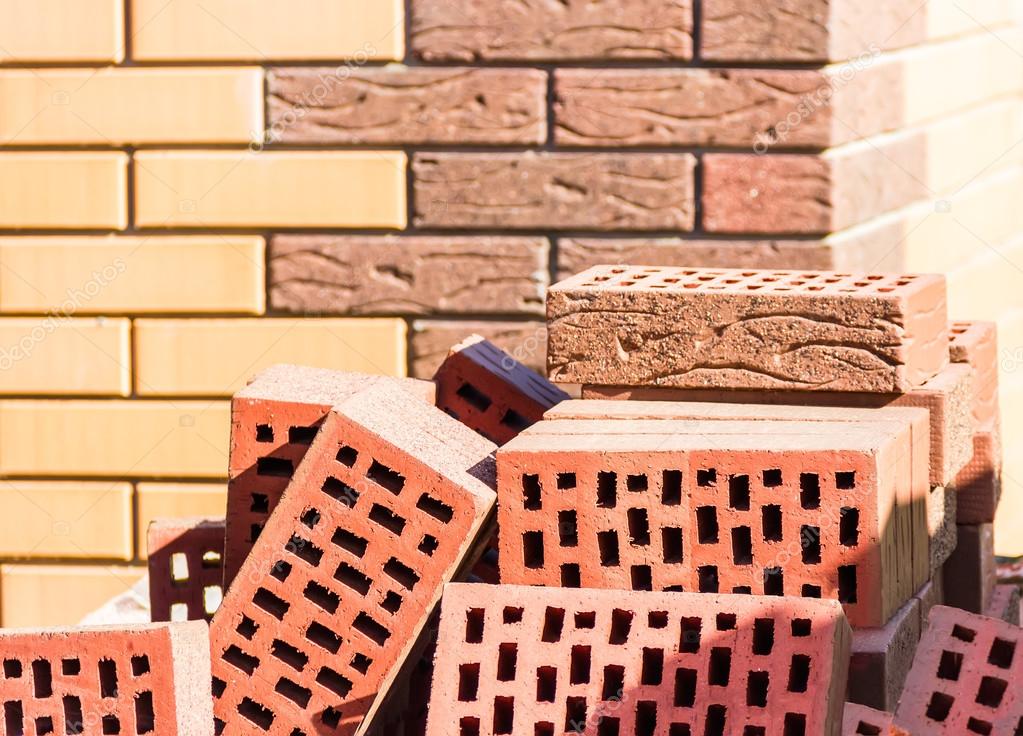 Red bricks — Stock Photo © anmbph 75323243