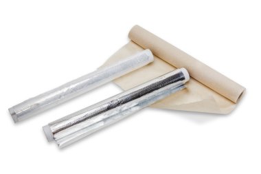 Packaging materials for foods for household use