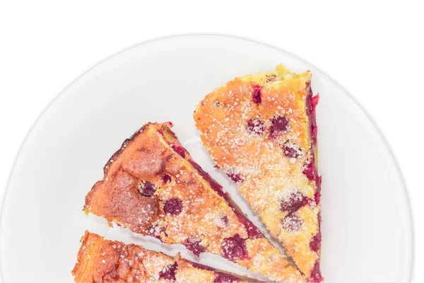 Clafoutis de cereja — Fotografia de Stock