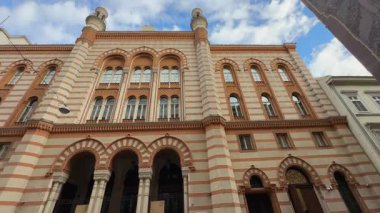 Macaristan, Budapeşte 'deki Rumbach Sokağı Sinagogu' nun ana cephesi