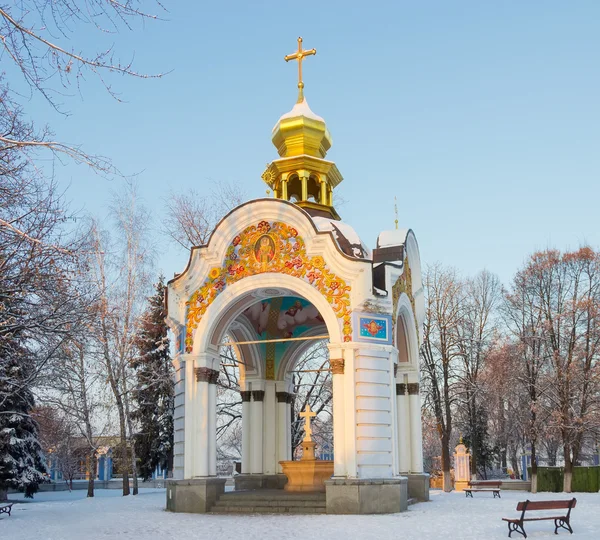 Циборий в Михайловском Золотом куполе — стоковое фото